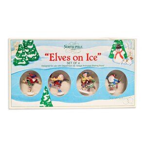 *NWT* Elves On Ice figurines by Department 56